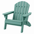 Krzesło ogrodowe Adirondack 83 x 80 x 95 cm zielone z tworzywa HDPE z podłokietnikami